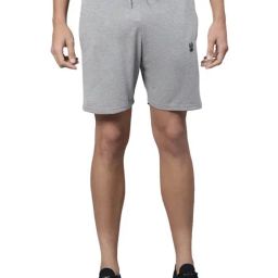 Vimal Jonney Grey Melange Regular Fit Shorts-picture-17