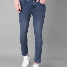 Crimsoune Club Navy Blue Slim Fit Jeans-picture-19