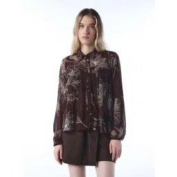 Only Brown Regular Fit Printed Shirt-picture-22