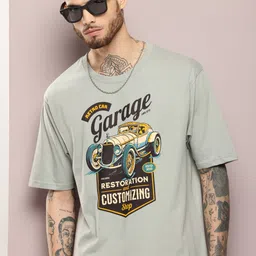 DILLINGER Men Graphic Printed Oversized T-shirt image 1