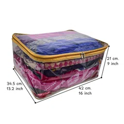 Ajabh Silver-Toned Set of 1 Regular Suit Organiser Organisers image 2