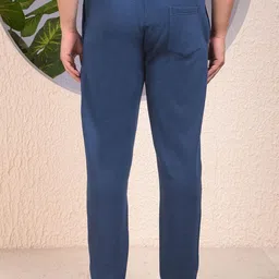 Crimsoune Club Men Solid Cotton Regular Fit Track Pant image 5