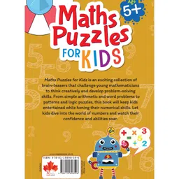 maple press Activity Book for Kids  Maths Puzzles - English image 2