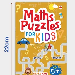 maple press Activity Book for Kids  Maths Puzzles - English image 3