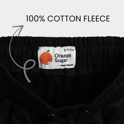 Orange Sugar Kids Unisex Pack of 2 Winter Fleece Joggers image 2