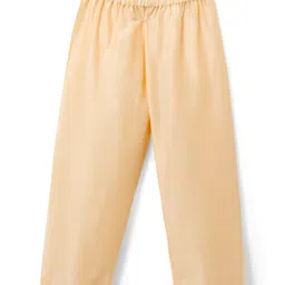 Babyhug Woven Full Sleeves Kurta Pajama Set With Foil Embroidered - Maroon image 4