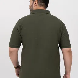 Toodle Plus Plus Size Polo Collar Pure Cotton T-Shirt image 5