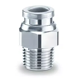 SMC KQ Series Elbow Fitting, Push In 8 mm to G 1/8 Male, Threaded-to-Tube Connection Style, KQB2H08-G01-F-picture-44