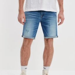 American Eagle Outfitters Blue Regular Fit Denim Shorts-picture-34