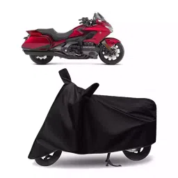 Auto Pearl Bike Cover for Honda Gold Wing (Black)-picture-12