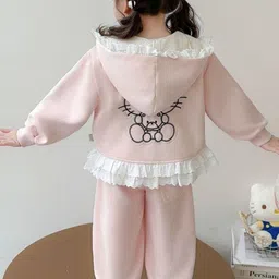 LULU & SKY Girls T-shirt with Trousers image 4