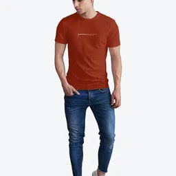 Status Quo Typography Printed Pure Cotton T-shirt image 2