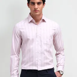 Arrow Men Slim Fit Opaque Striped Casual Shirt-image-26