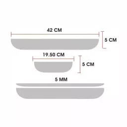 Carsonia Non LED Door Sill Plate Stainless Steel Silver for Brio (Set of 4) image 4