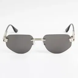 Ted Smith Black UV Protection Aviator Unisex Sunglasses image 2