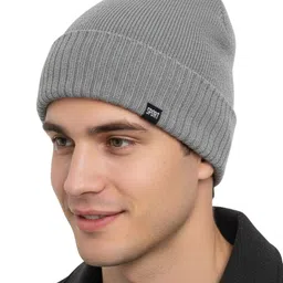 iSWEVEN Unisex Woollen Beanie image 2