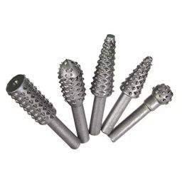 YADAV 5 Pcs Rotary Burr File Set 6 mm Shank Carbon Steel Wood Carving Rasp & Drill Bits Tool-picture-49