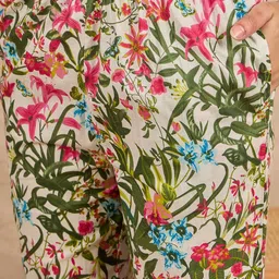 all about you Printed Pure Cotton Tunic With Trouser Co-Ords image 3