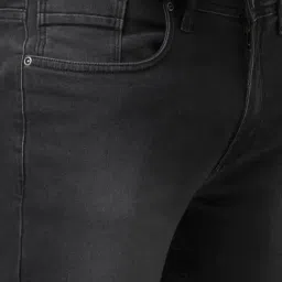 YU by Pantaloons Jade Black Cotton Slim Fit Jeans image 4