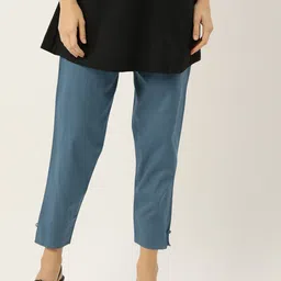 Ms.Lingies Women Plus Size Jhodpuri Relaxed Fit Pure Cotton Cigarette Trousers-picture-34