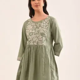 Jaypore Women Green Regular Fit Tunic-picture-23
