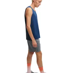 On Navy Cotton Regular Fit Tank Tee image 3