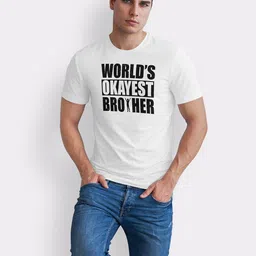 Seekbuylove Men Typography Printed Bio Finish T-shirt image 5