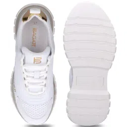 Bagatt Women's Athena White Sneakers image 4