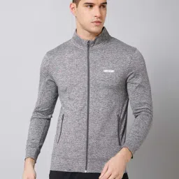 Cantabil Grey Melange Regular Fit Sports Jacket-picture-24