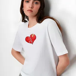 KAIDO Women Pure Cotton T-shirt-image-20