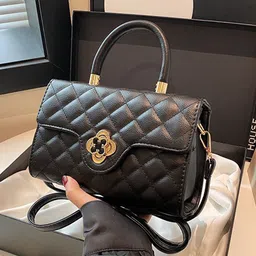 CORSICA PU Structured Handheld Bag with Quilted-picture-31