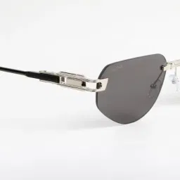 Ted Smith Black UV Protection Aviator Unisex Sunglasses image 5