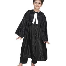 Kaku Fancy Dresses Our Community Helper Lawyer Theme Costume Set - Black-picture-27