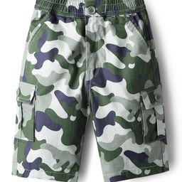 Dapper Dudes Camouflage Printed Shorts - Green-picture-30