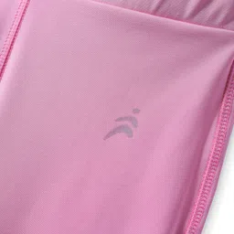 Pine Active Knit Full Length Premium Ultra Comfort Super Stretch Aero Soft Solid Color Leggings - Pink image 3