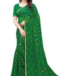 SANISA Bandhani Pure Chiffon Bandhani Saree-picture-14