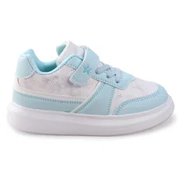 Cute Walk by Babyhug Velcro Closure Sneakers with Lace Detailing - Light Blue image 4