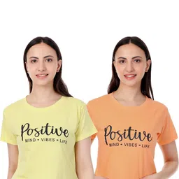 100luck Girls Casual Cotton Blend Top (Multicolor, Pack of 2)-picture-42