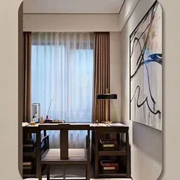 ARYAANSH White Rectangular Glass Wall Mounted Bathroom Mirror-image-3