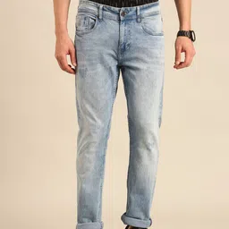 Being Human Men Slim Fit Low Distress Heavy Fade Stretchable Jeans-picture-55