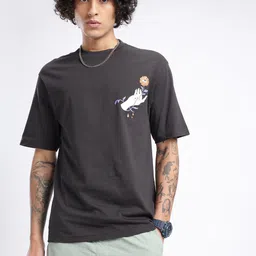 glitchez Urban Essential Printed Relaxed Fit T-shirt image 4