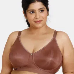 Zivame Brown Full Coverage Non-Padded Full Coverage Bra-image-6