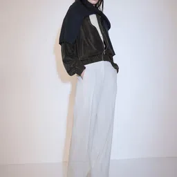 MANGO Regular Fit Corduroy Bomber Jacket image 4