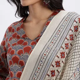 HERE&NOW Ethnic Motifs Print Kurta Set image 2