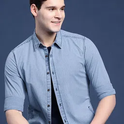 Mast & Harbour Men Multi Stripes Casual Shirt image 1