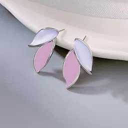 Krelin Silver-Plated Leaf Shaped Studs-picture-23