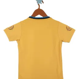 Monte Carlo Kids Mustard Printed T-Shirt image 2