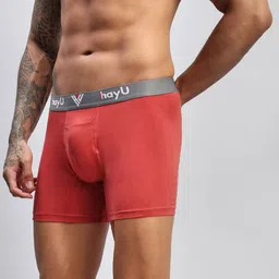 HAYU Men Pack Of 2 Solid Mid Rise Trunks image 4