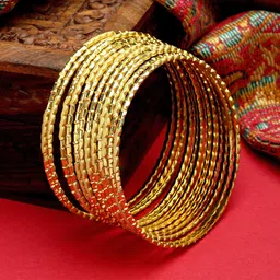 ZENEME Women Gold Bangle-picture-24