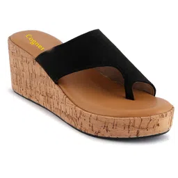 Cogner Textured Wedge Sandals image 5